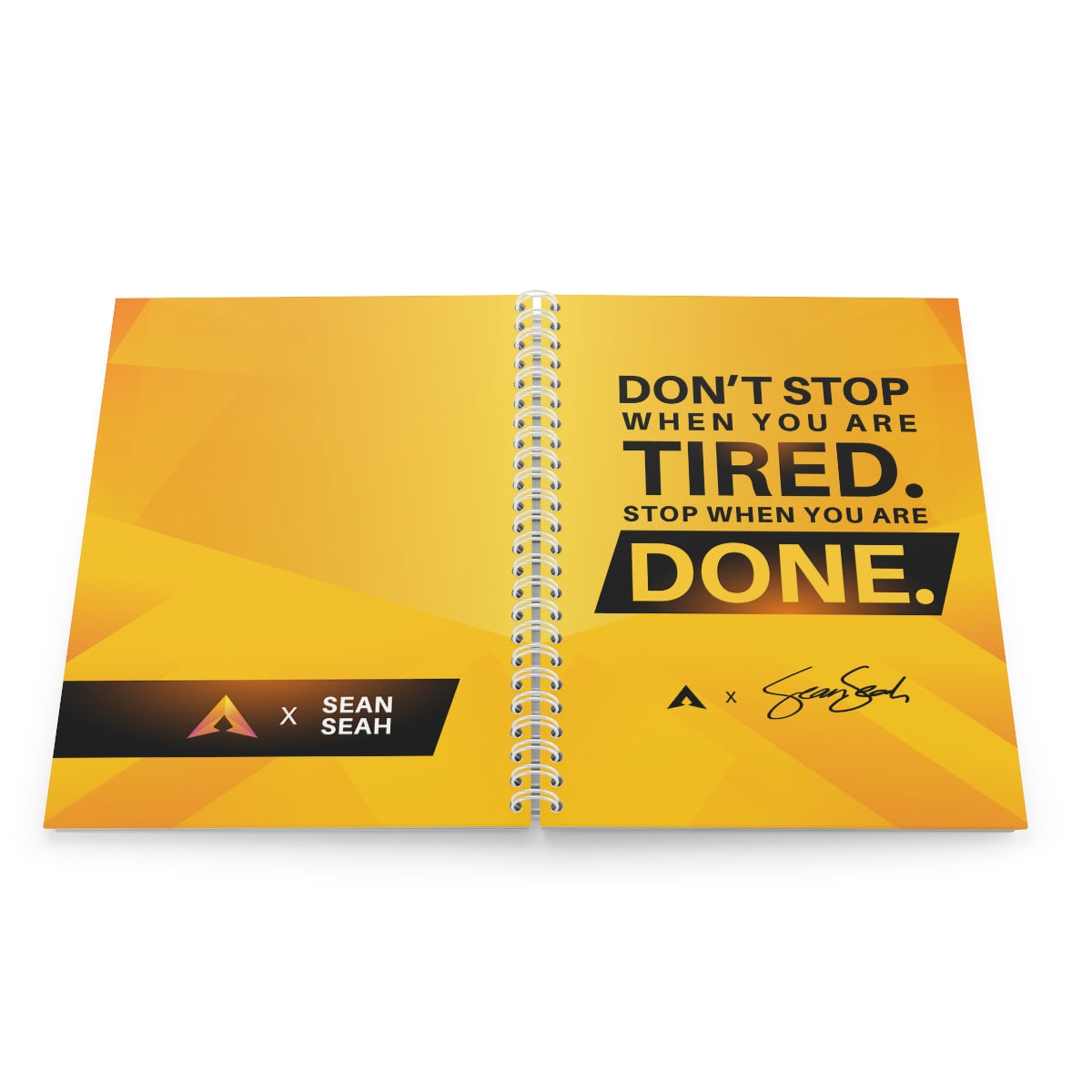 Sean Seah "Don't Stop When You Are Tired" Notebook (Limited Edition)