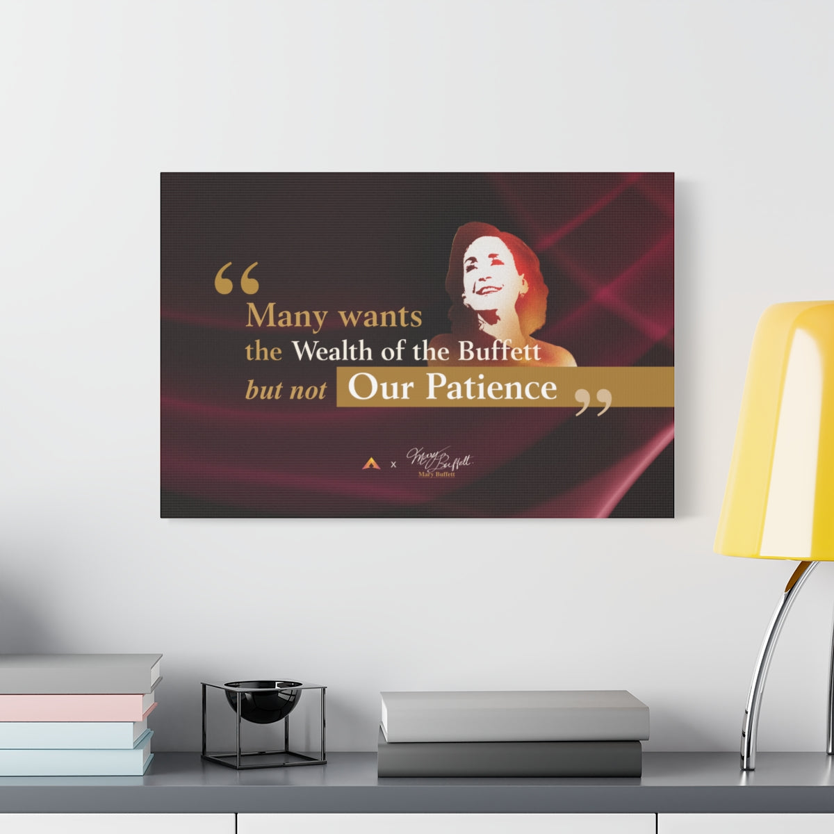 Mary Buffett Quote Canvas (Limited Edition)