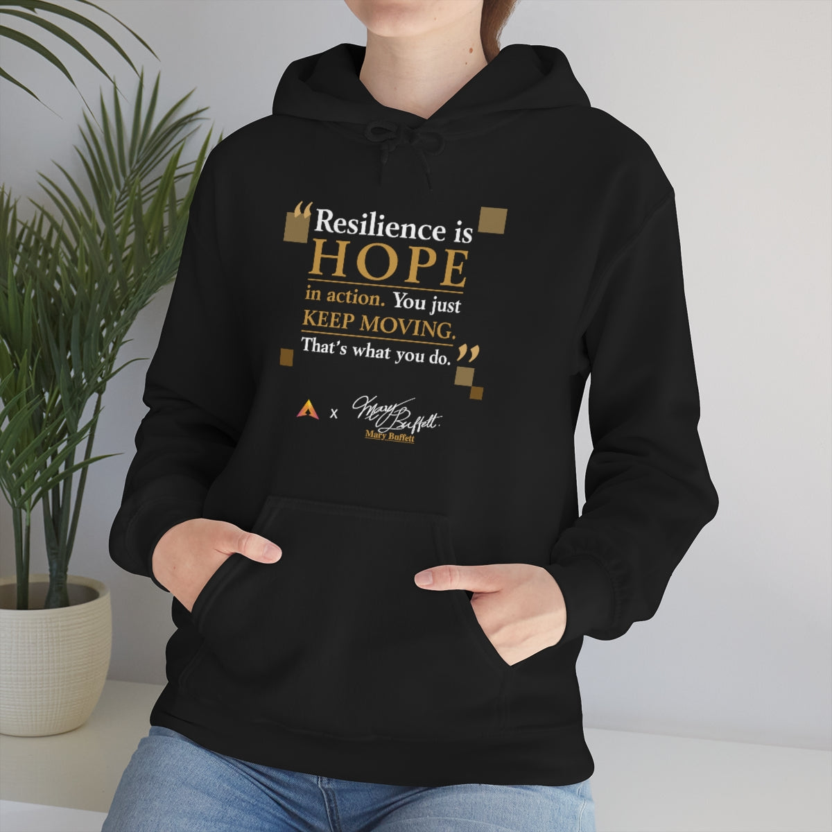 Mary Buffett Quote Hooded Sweatshirt (Limited Edition)