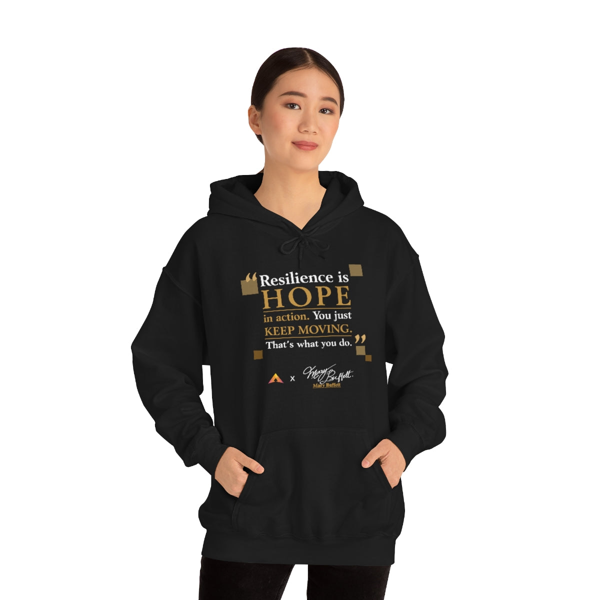 Mary Buffett Quote Hooded Sweatshirt (Limited Edition)