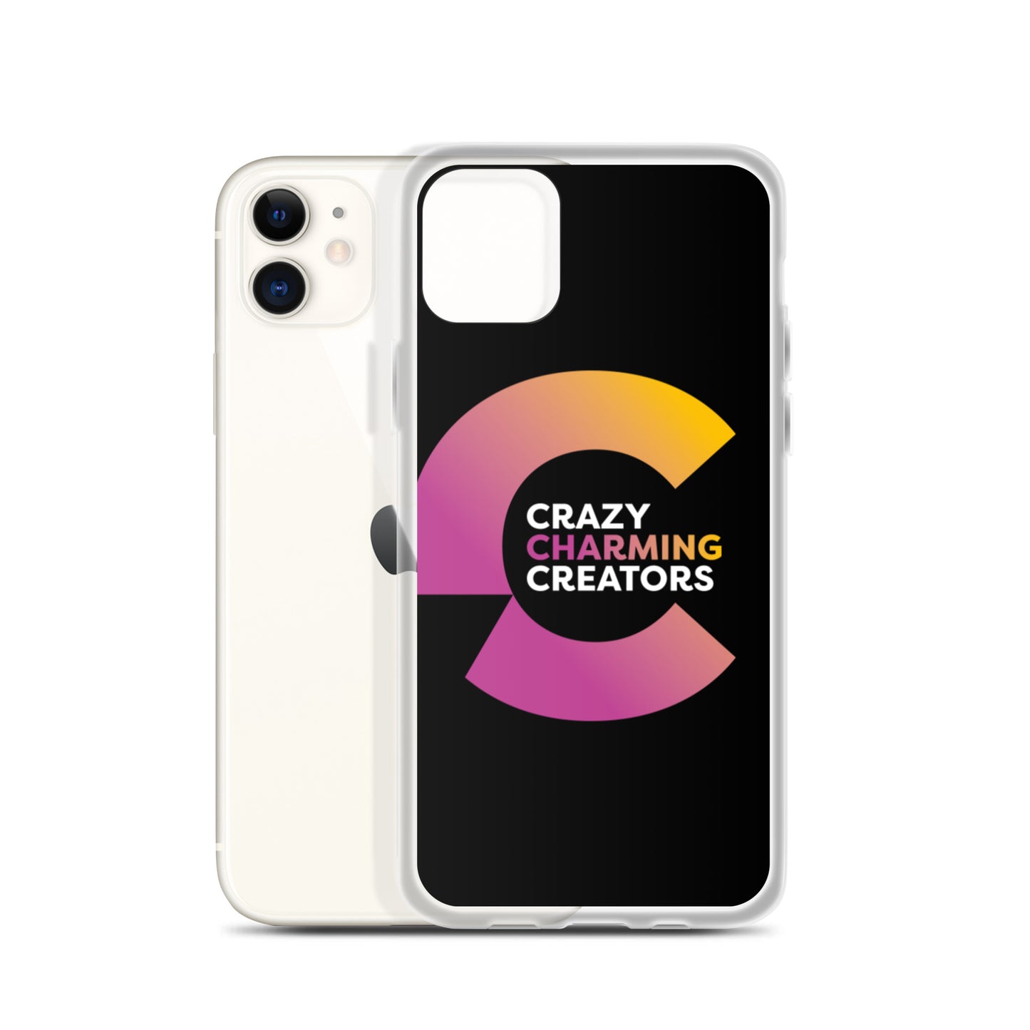 Crazy Charming Creators iPhone Case (Black)