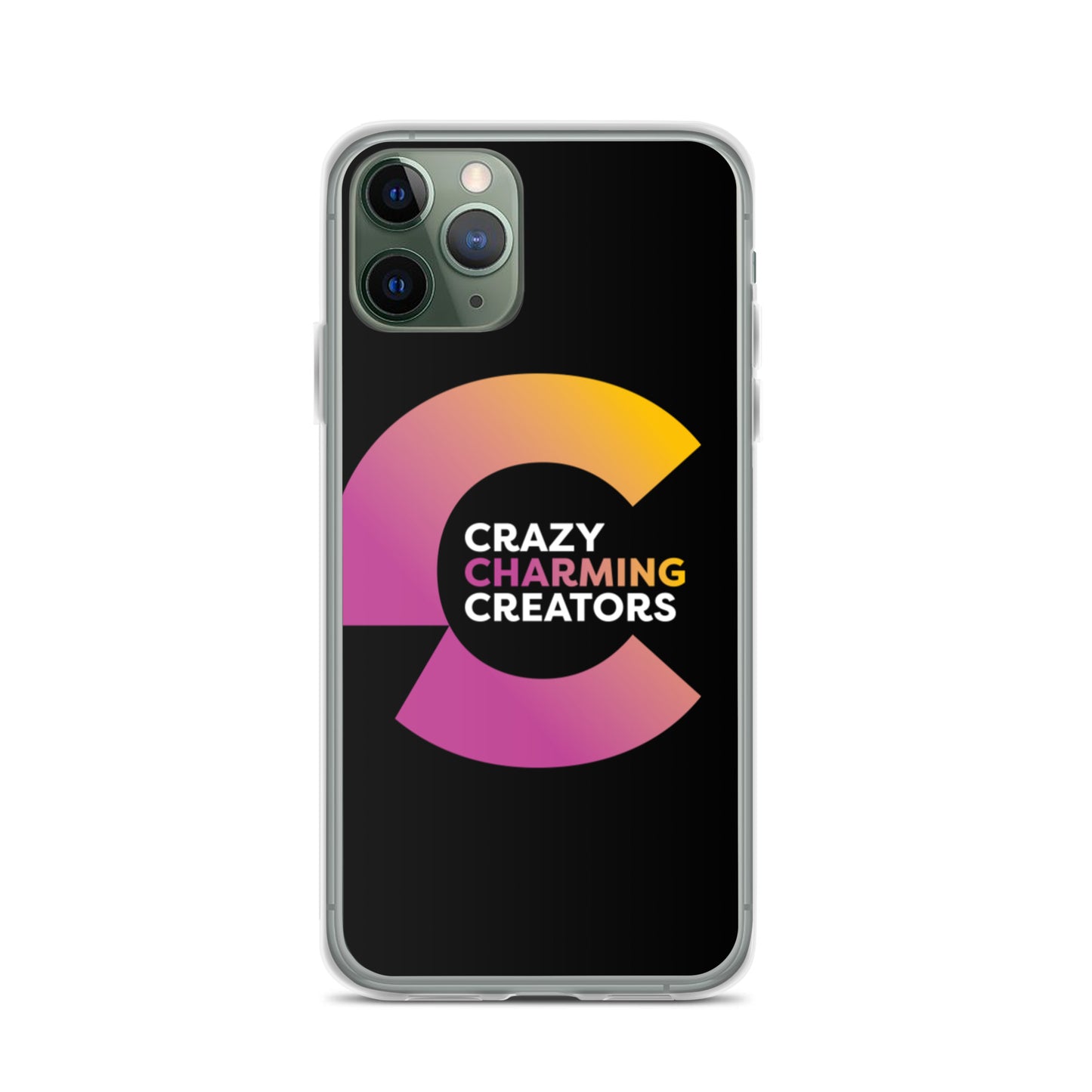 Crazy Charming Creators iPhone Case (Black)