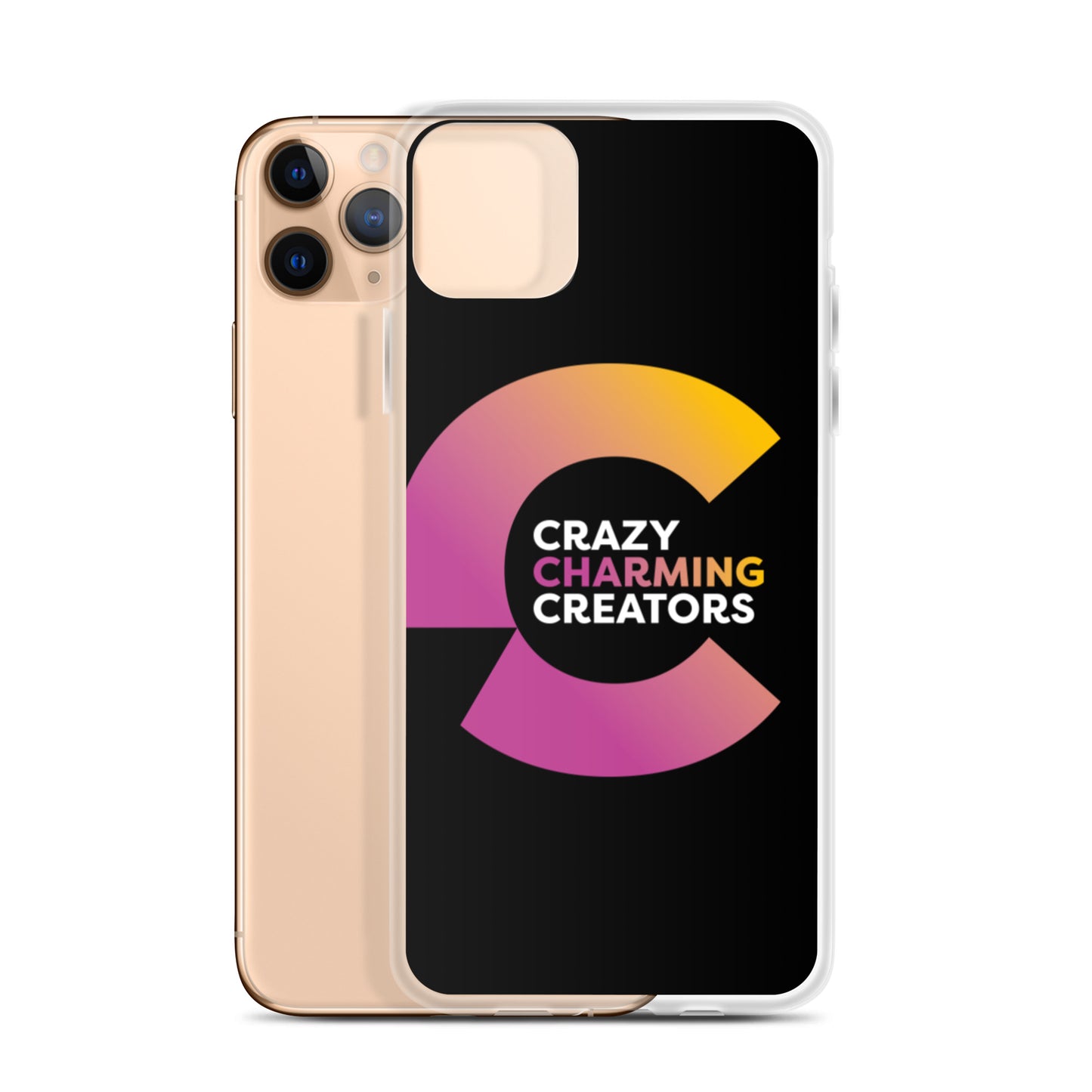 Crazy Charming Creators iPhone Case (Black)