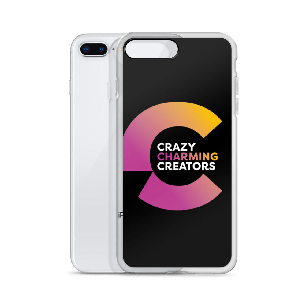 Crazy Charming Creators iPhone Case (Black)