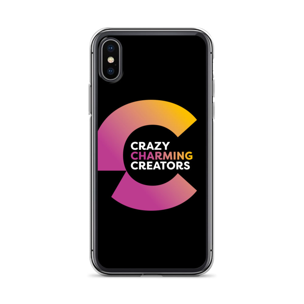 Crazy Charming Creators iPhone Case (Black)