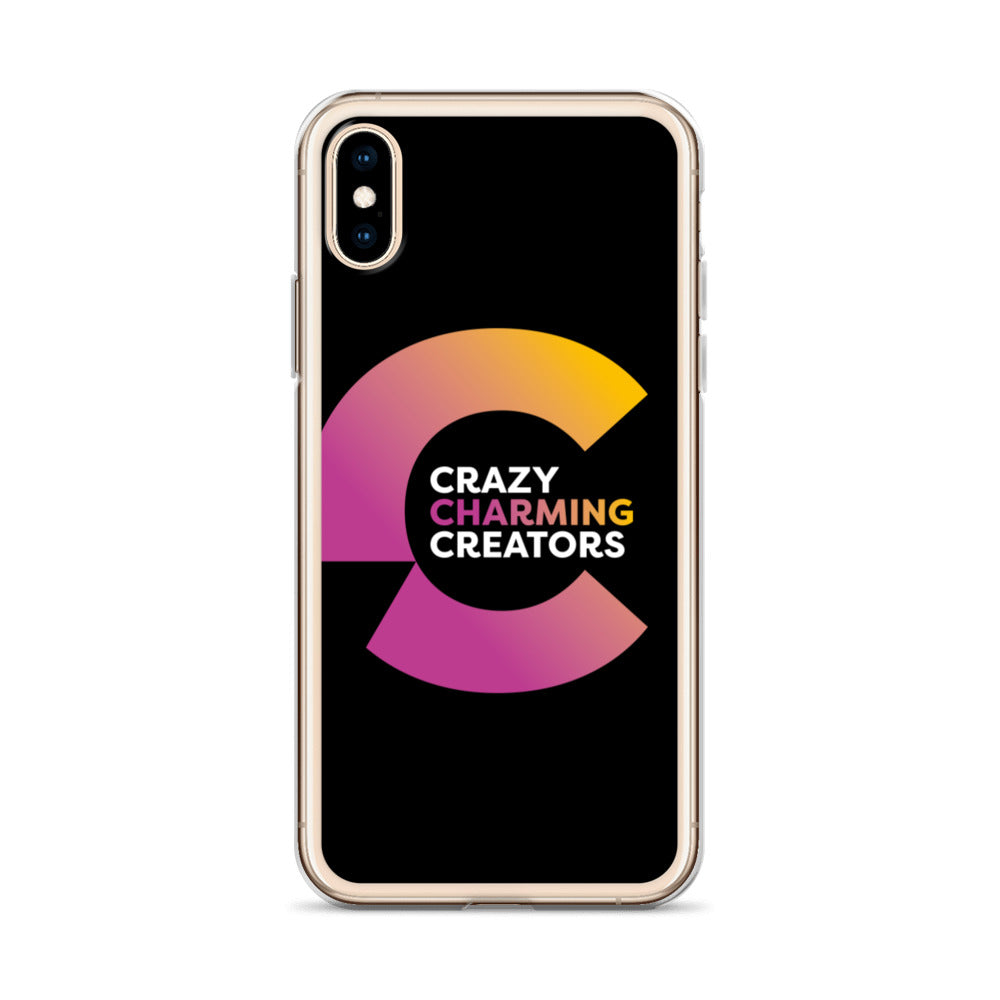 Crazy Charming Creators iPhone Case (Black)