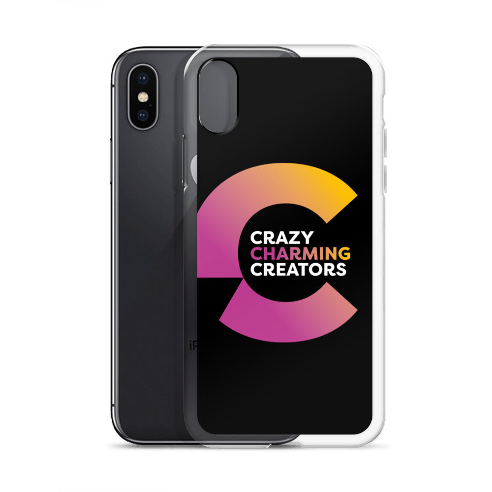 Crazy Charming Creators iPhone Case (Black)