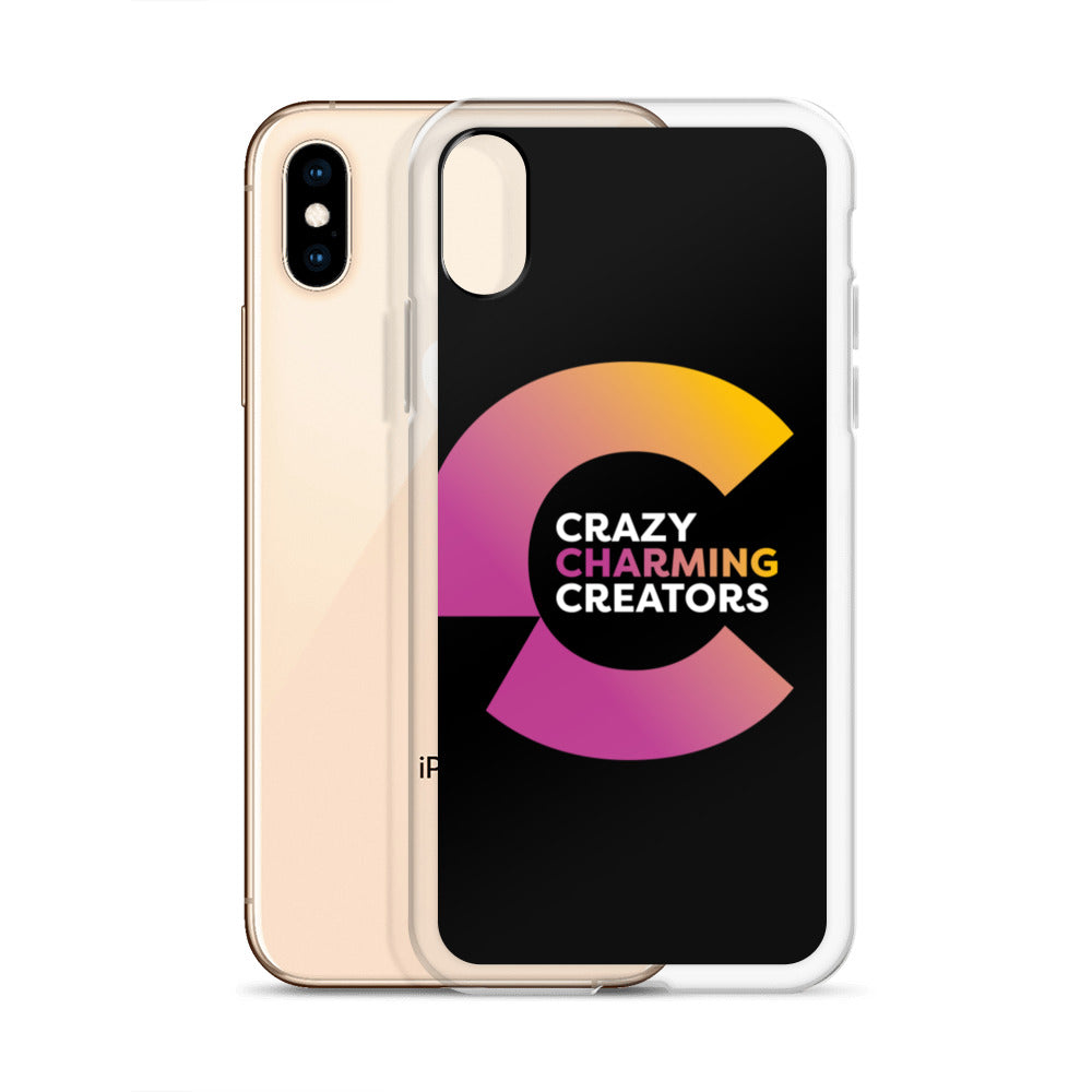 Crazy Charming Creators iPhone Case (Black)