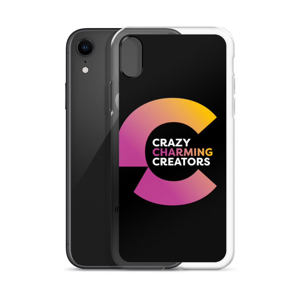 Crazy Charming Creators iPhone Case (Black)