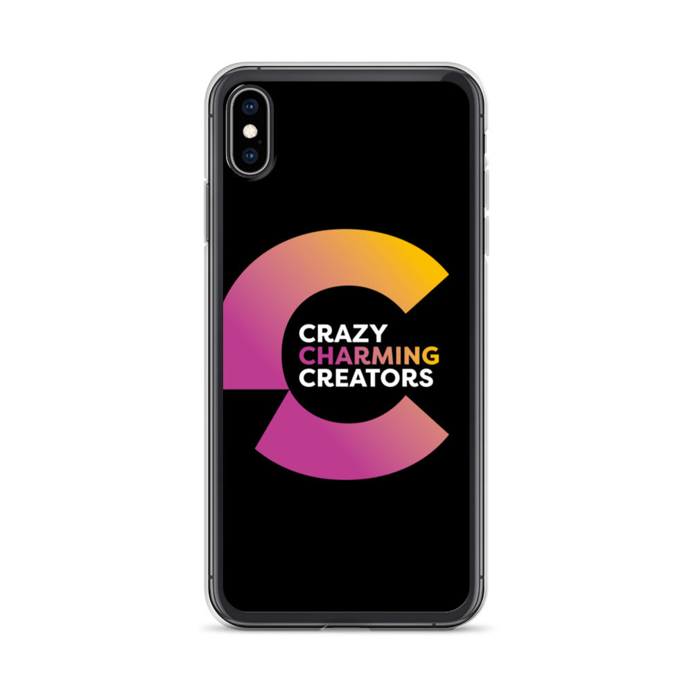 Crazy Charming Creators iPhone Case (Black)