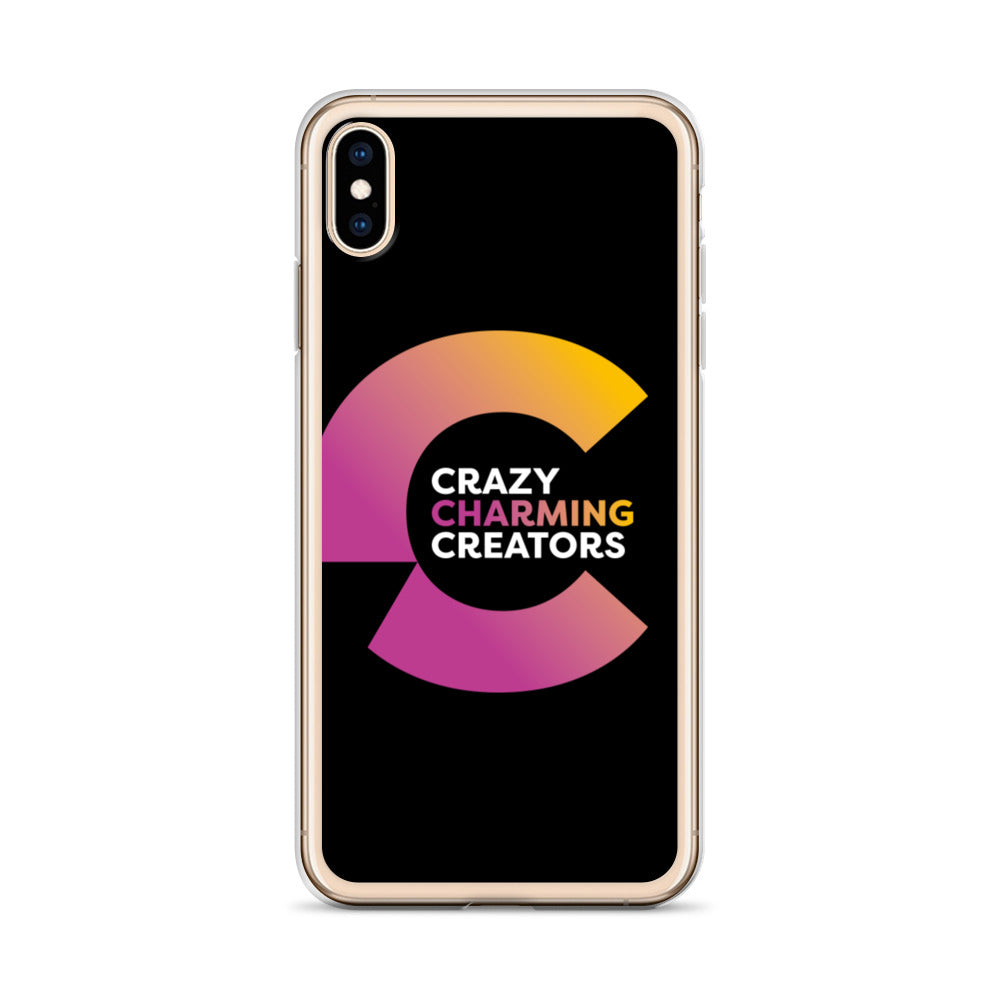 Crazy Charming Creators iPhone Case (Black)