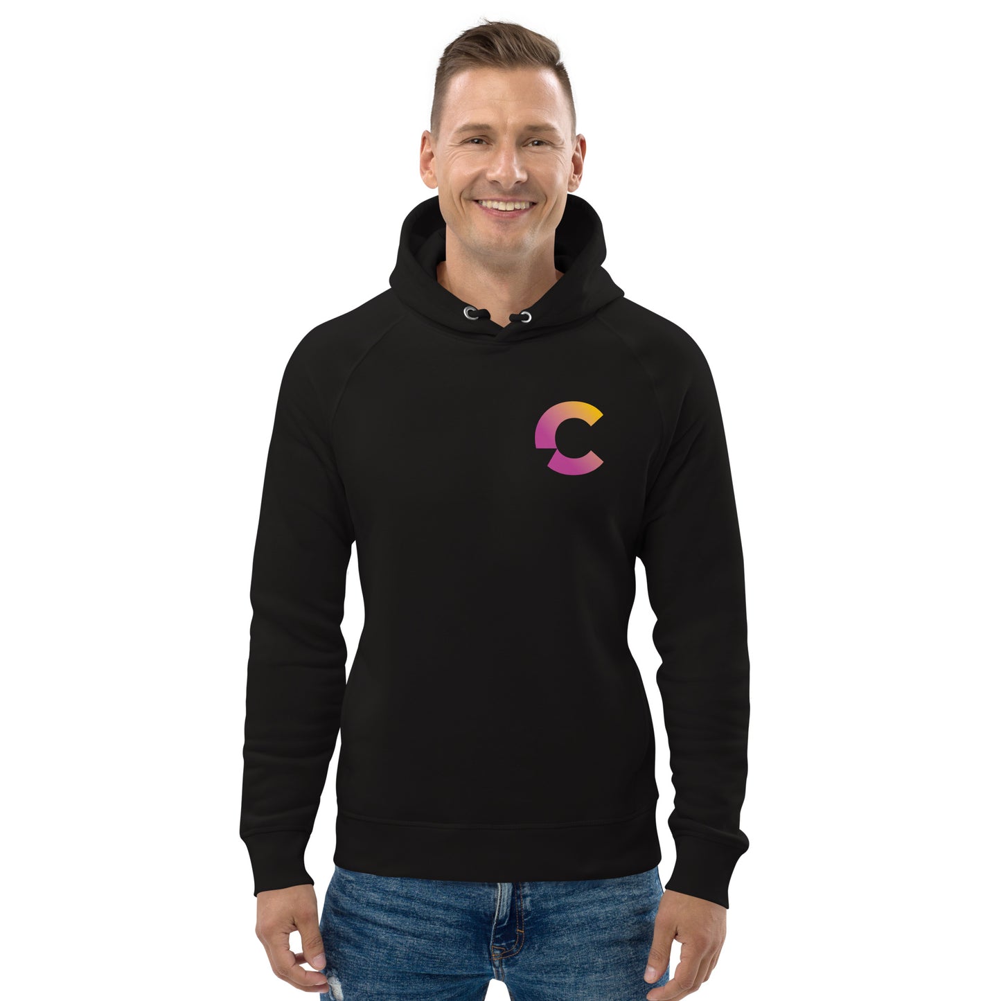 Cool Caring Coach Unisex Eco Hoodie (Black)